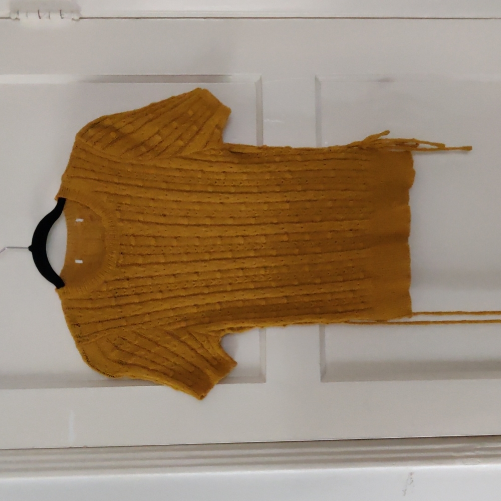 Short sleeve sweater